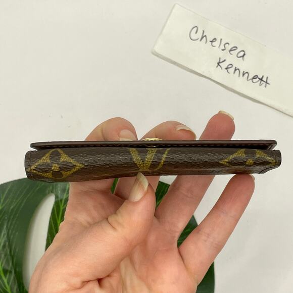 Louis Vuitton 4 Key Holder Ring Chain Monogram Canvas Wallet SLG Keychain - Picture 6 of 15